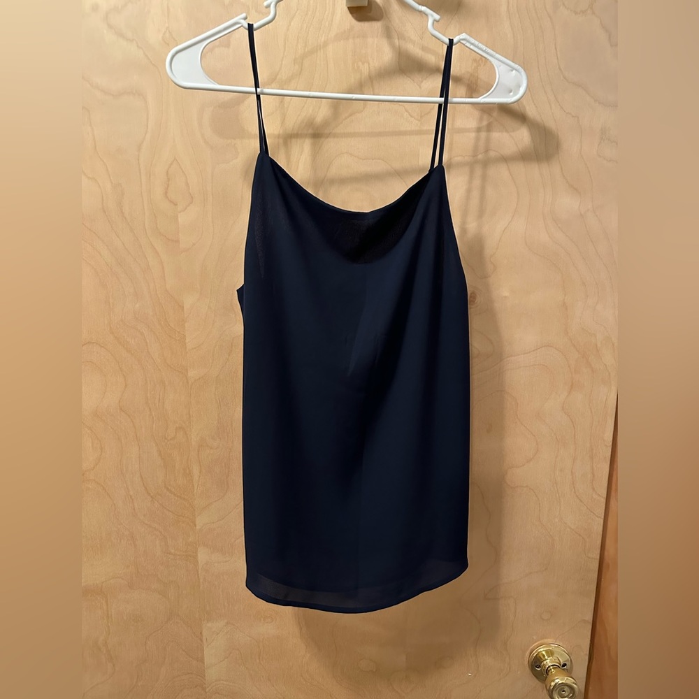 NWT Anne Taylor Loft Navy Blue Cami Shell Size Medium